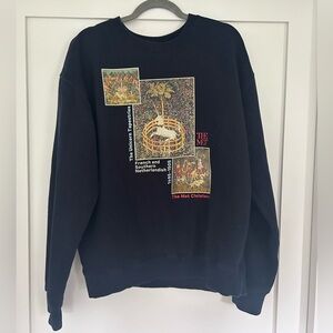 Navy Oversized Crewneck from the Metropolitan Museum of Art